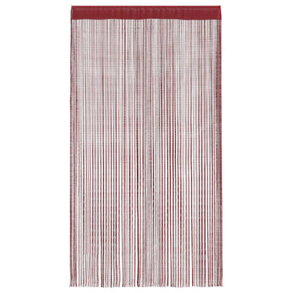 String Curtains 2 pcs 140x250 cm Burgundy