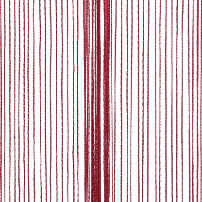 String Curtains 2 pcs 140x250 cm Burgundy