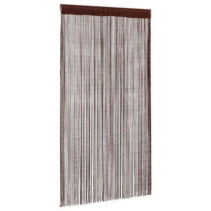 String Curtains 2 pcs 140x250 cm Brown