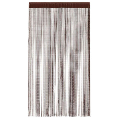 String Curtains 2 pcs 140x250 cm Brown