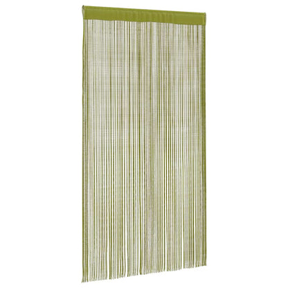 String Curtains 2 pcs 100x250 cm Green