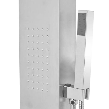Shower Panel System Stainless Steel Square