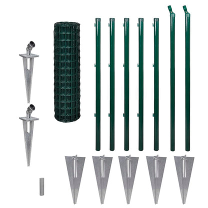 Euro Fence Steel 10x1 m Green