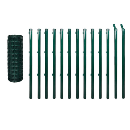 Euro Fence Steel 25x1.5 m Green