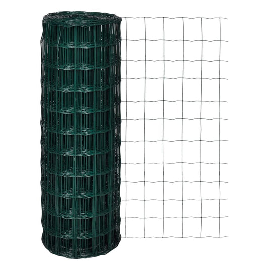Euro Fence Steel 25x1.7 m Green