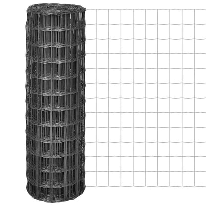 Euro Fence Steel 10x1.2 m Grey