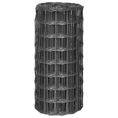 Euro Fence Steel 25x0.8 m Grey