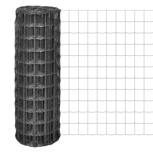 Euro Fence Steel 10x0.8 m Grey