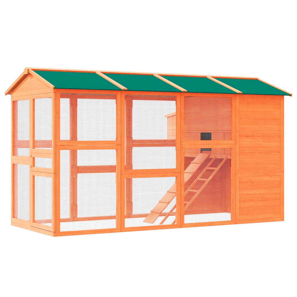 Chicken Coop Wood 295x163x170 cm