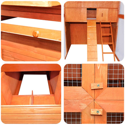 Chicken Coop Wood 295x163x170 cm