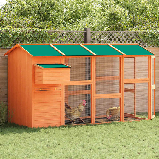 Chicken Coop Wood 295x163x170 cm
