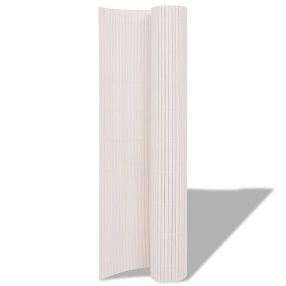 Double-Sided Garden Fence 90x300 cm White