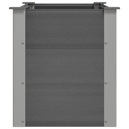 Garden Raised Bed WPC 100x50x54 cm Grey