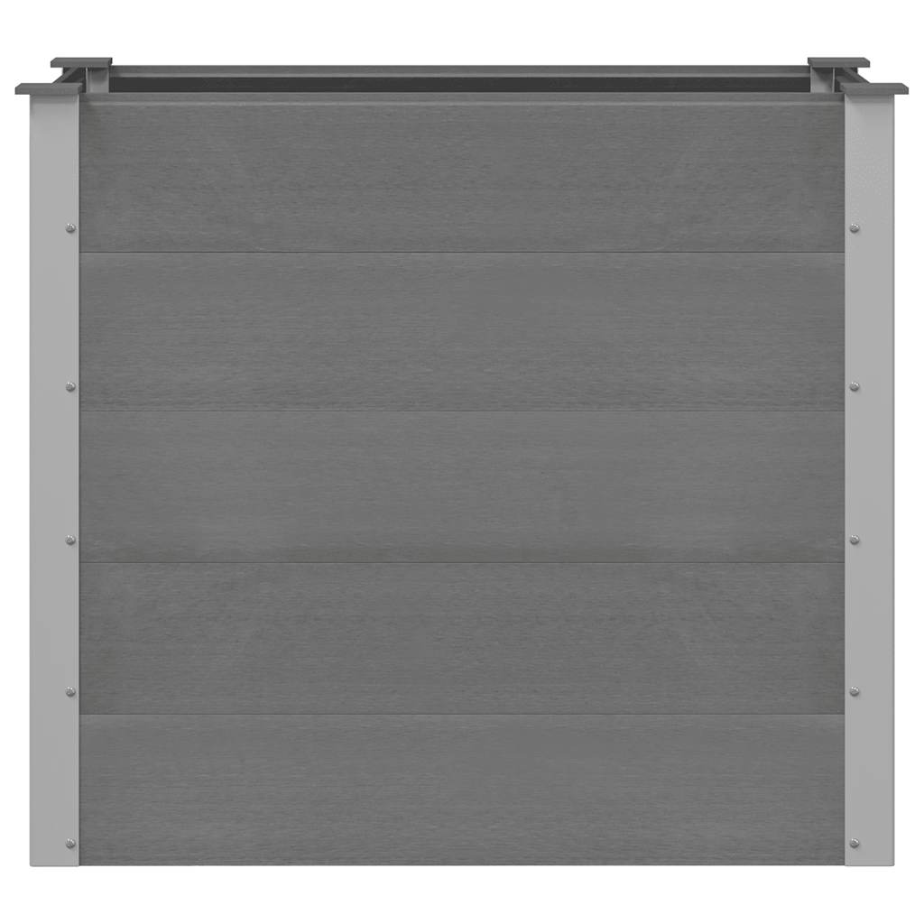 Garden Raised Bed WPC 100x50x91 cm Grey