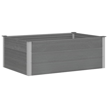 Garden Raised Bed WPC 150x100x54 cm Grey