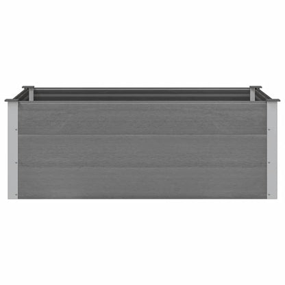 Garden Raised Bed WPC 150x100x54 cm Grey
