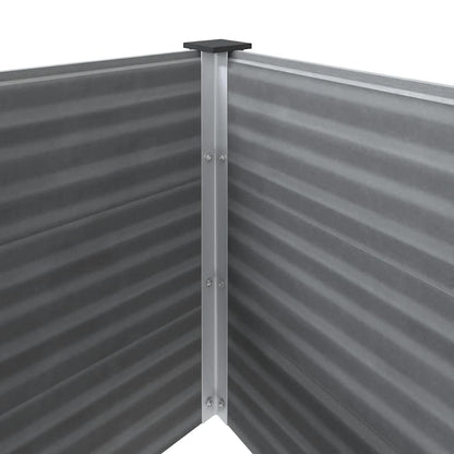 Garden Raised Bed WPC 150x100x91 cm Grey