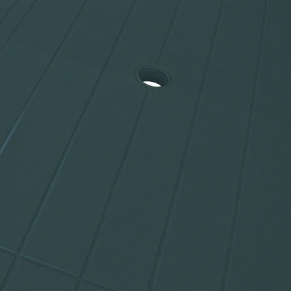 Garden Table Green 126x76x72 cm Plastic