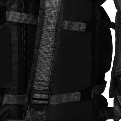 3-in-1 Army-Style Duffel Bag 45 L Black