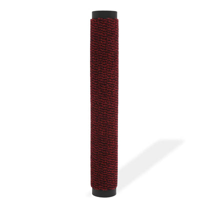 Dust Control Mat Rectangular Tufted 90x150 cm Red