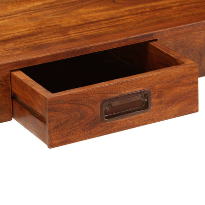 Desk Solid Acacia Wood Honey Finish 110x50x76 cm