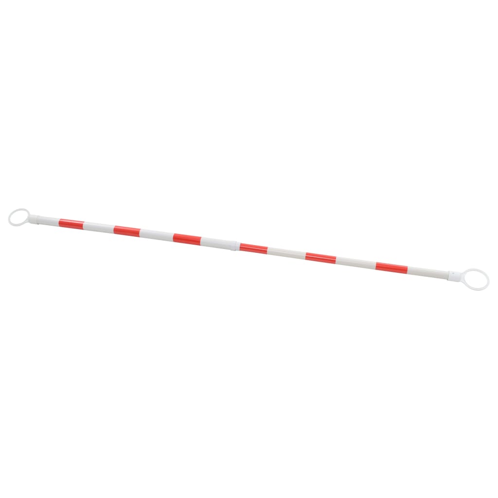 Retractable Traffic Cone Bars 2 pcs Plastic 116-197 cm