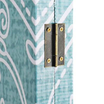 Folding Room Divider 200x170 cm Butterfly Blue