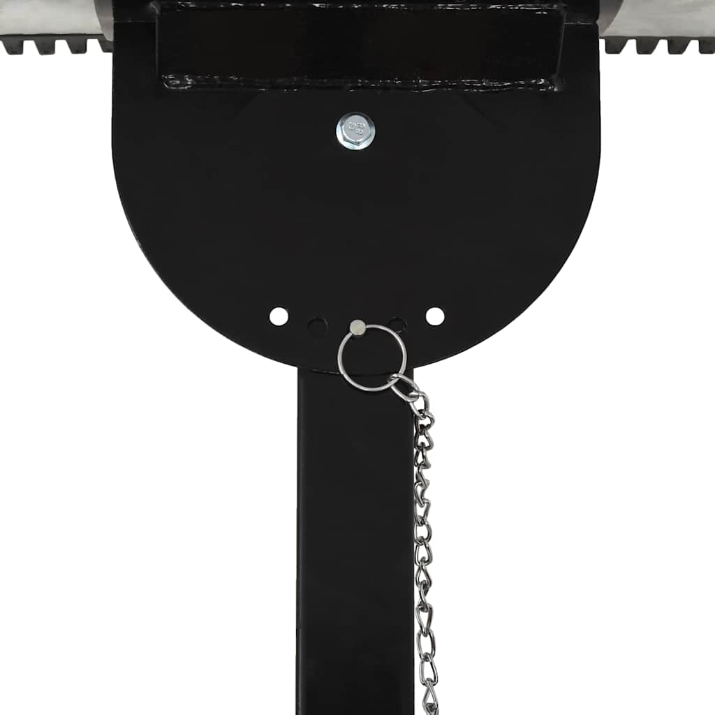 Manual Snowplough with Wheels 100x44 cm