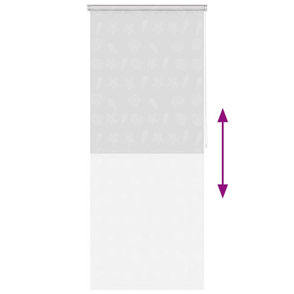 Shower Roller Blind 80x240 cm Sea Star