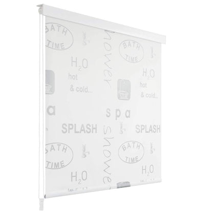 Shower Roller Blind 80x240 cm Splash