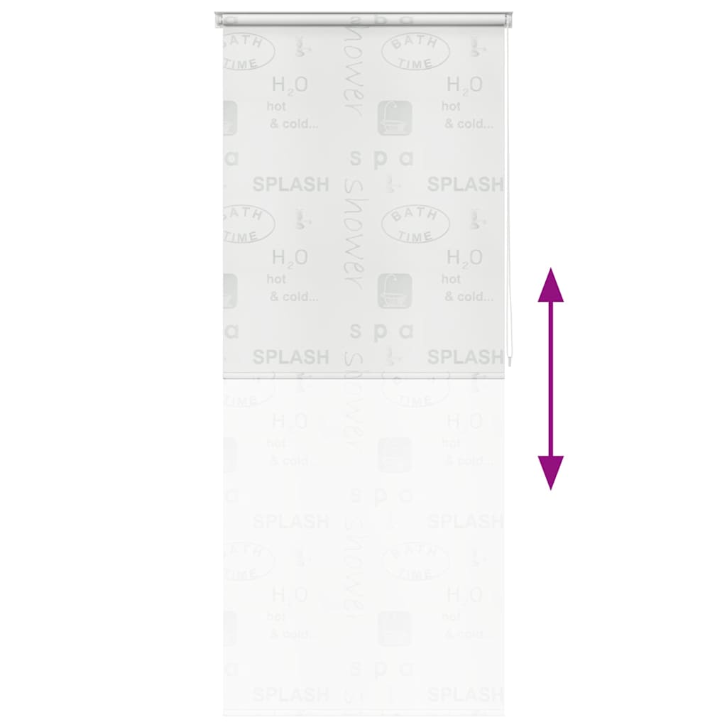 Shower Roller Blind 100x240 cm Splash