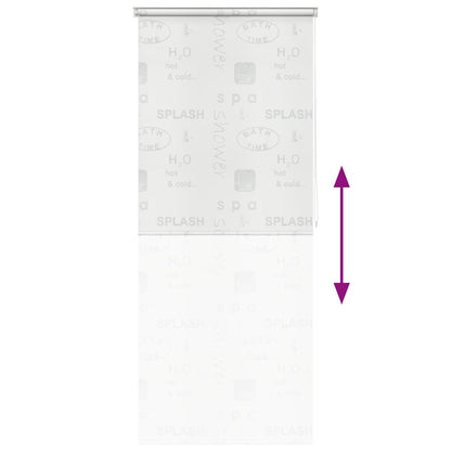 Shower Roller Blind 100x240 cm Splash