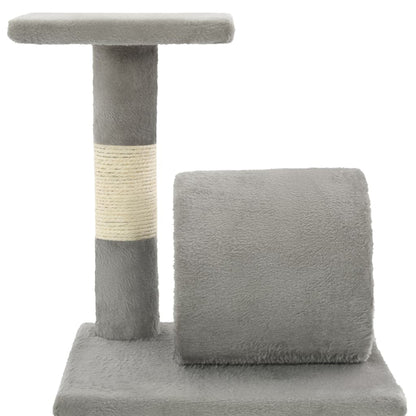 Cat Tree with Sisal Scratching Posts 65 cm Grey
