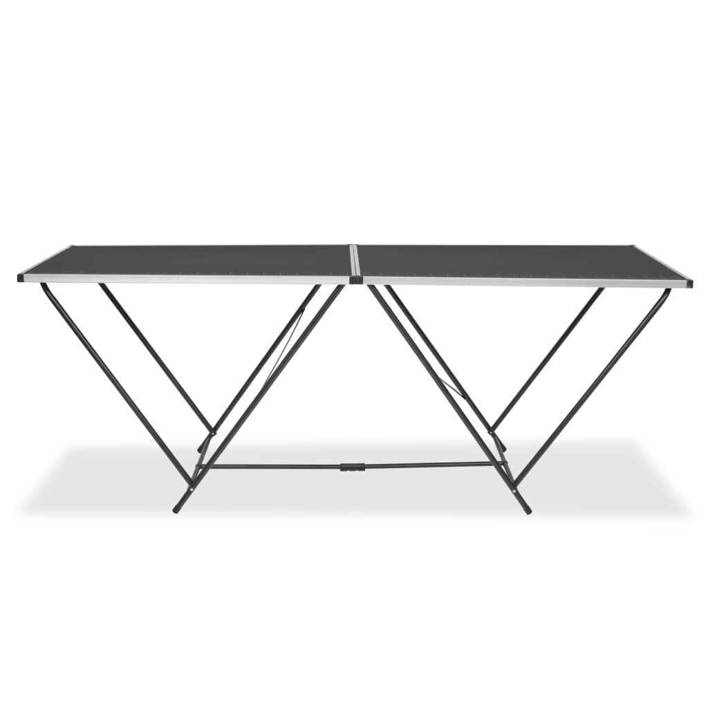 Folding Pasting Table MDF and Aluminium 200x60x78 cm