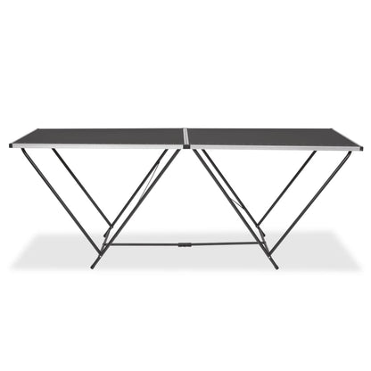 Folding Pasting Table MDF and Aluminium 200x60x78 cm