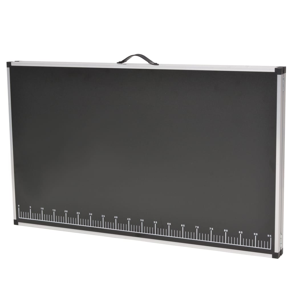 Folding Pasting Table MDF and Aluminium 200x60x78 cm