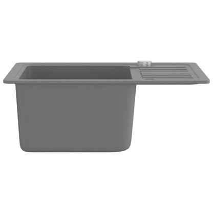 Granite Kitchen Sink Single Basin Grey