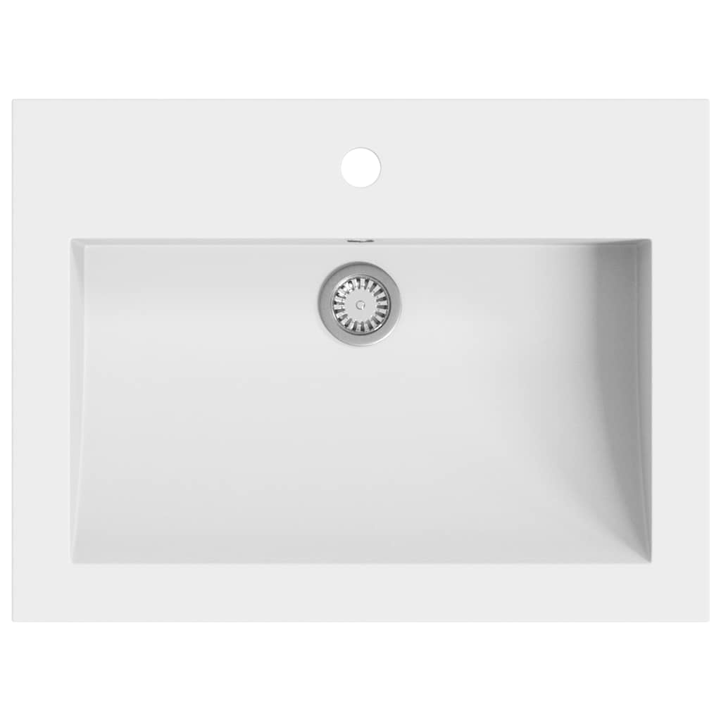 Granite Basin 600x450x120 mm White