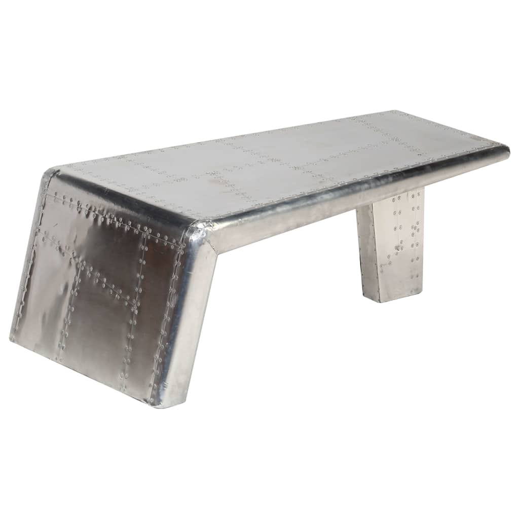 Aviator Coffee Table Aluminium Vintage Aircraft Airman Style