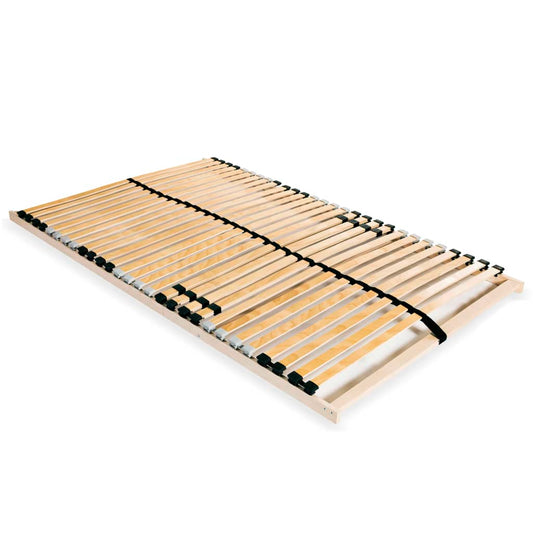Slatted Bed Base without Mattress with 28 Slats 7 Zones 120x200 cm
