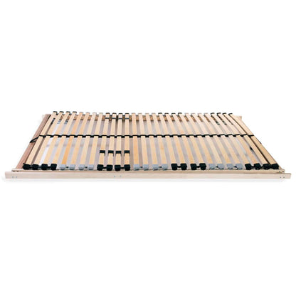 Slatted Bed Base without Mattress with 28 Slats 7 Zones 70x200 cm