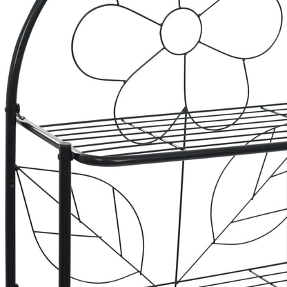 Toilet Rack Black 60x33x174 cm