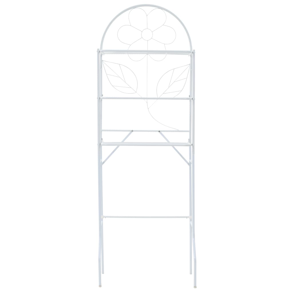 Toilet Rack White 60x33x174 cm