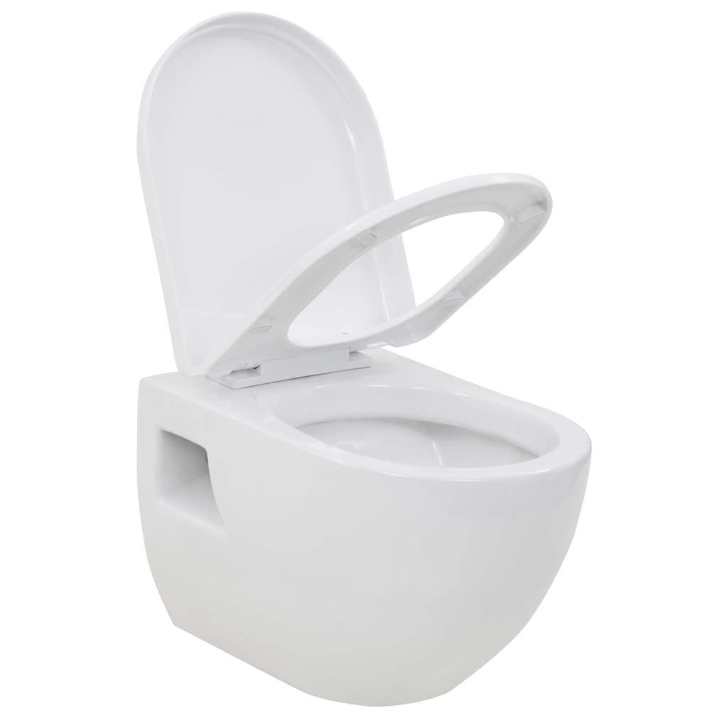 Wall-Hung Toilet Ceramic White