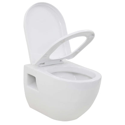 Wall-Hung Toilet Ceramic White