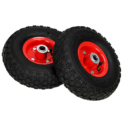 Sack Truck Wheels 2 pcs Rubber 3.00-4 (245x82)