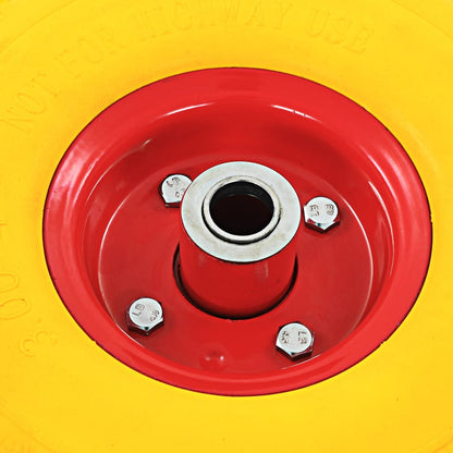 Sack Truck Wheels 4 pcs Solid PU 3.00-4 (245x82)