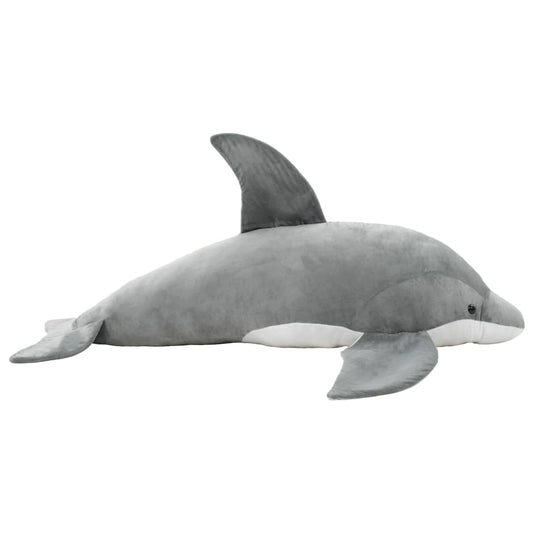 Dolphin Cuddly Toy Plush Grey