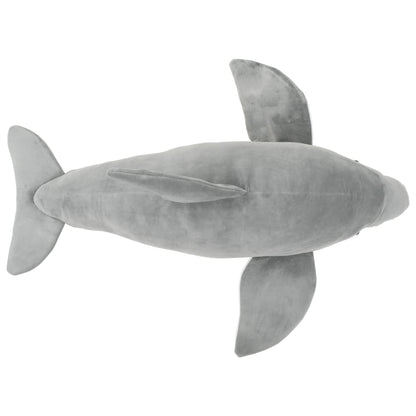 Dolphin Cuddly Toy Plush Grey