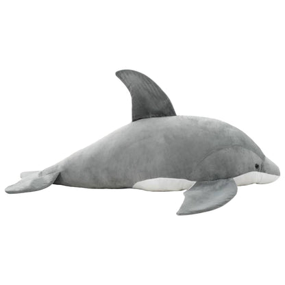 Dolphin Cuddly Toy Plush Grey